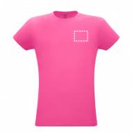 Peito Esquerdo Silk screen têxtil