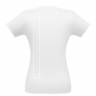 Verso barra lateral esquerda Silk screen têxtil