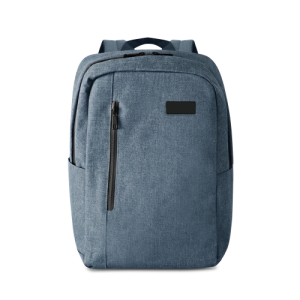 SHADES PLATE. Mochila para notebook (14'') em 600D de alta densidade com placa para personalização (12 L)