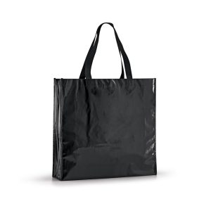 MEMPHIS. Sacola em non-woven laminado (120 g/m²) com laminação brilhante