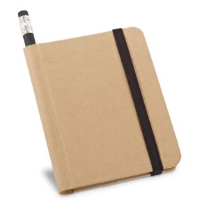 VILAÇA. Caderno A7 de capa rígida em papel com páginas lisas