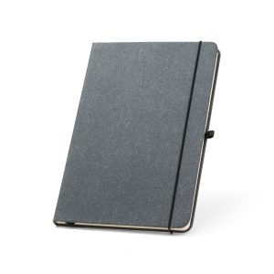 MATISSE II. Caderno A5 de capa dura em couro 70% reciclado com páginas pautadas