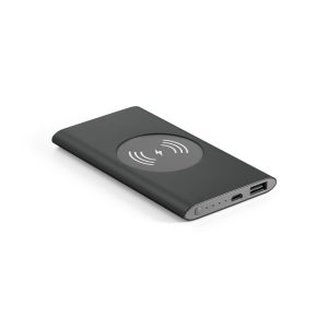 CASSINI 4'0. Bateria portátil com carregador por indução em alumínio 100% reciclado (4'000 mAh)