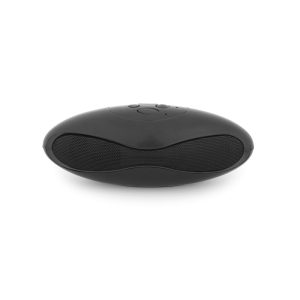 EUCLIDEAN. Caixa de som portátil com autonomia de 3h e microfone, em ABS