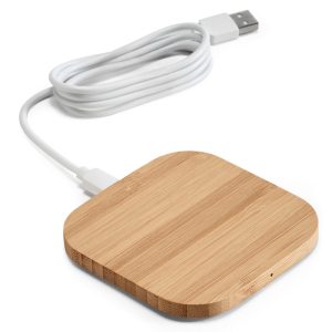 ECOPOWER. Carregador por indução super-rápido em bambu (15W)