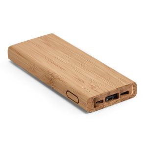 KOHN 5'0. Bateria portátil em bambu (5'000 mAh)