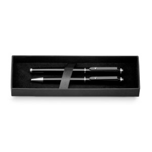 CALIOPE SET. Conjunto de canetas roller e esferográfica em metal