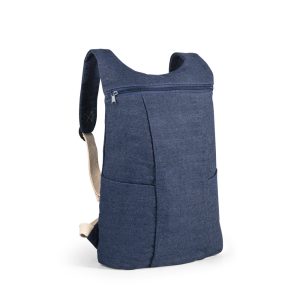 DENIM BPACK. Mochila casual em denim reciclado 8 L (300 g/m²)