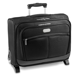 MOURA. Mala de viagem para notebook (15'6") em c. sintético e 1680D com caixa rígida e 2 rodas (20 L)