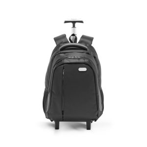 MIAMI. Mochila trolley para notebook (17'') em Nylon 999 impermeável com 2 rodas e sistema de proteção integrado (30 L)
