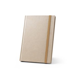 DICKINSON. Caderno A5 de capa dura em papel à base de cana-de-açúcar (80% polpa da cana-de-açúcar) com páginas pautadas