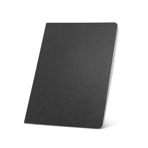 ECOWN. Caderno A5 de capa flexível em cartão kraft 100% reciclado, com páginas pautadas recicladas
