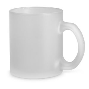 KENNY II. Caneca em vidro com efeito fosco (340 mL)