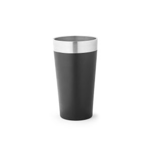 HALPERT. Copo de viagem em aço inox térmico, com parede dupla isolada a vácuo (540 mL)