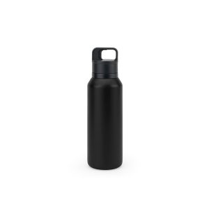 NICKLAUS. Garrafa térmica em aço inox 91% reciclado com parede dupla isolada a vácuo (590 mL)