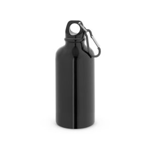 KARSTEN M. Squeeze esportiva em aço inox, de parede simples com acabamento brilhante (560 mL)