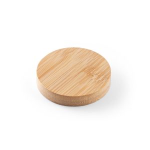 AMCHUR. Porta copos em bambu com abridor e imã