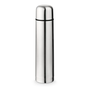 LITER. Garrafa térmica em aço inox de parede dupla isolada a vácuo (1 L)