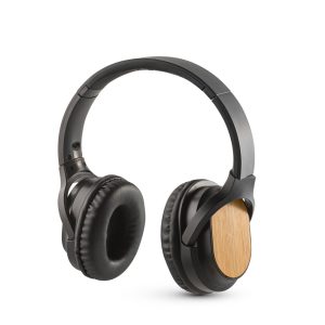 GOULD. Fone de ouvido wireless com autonomia de 5h (400 mAh), em bambu e ABS